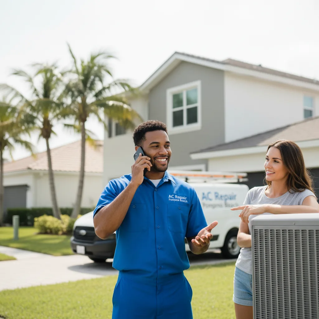 AC Repair Pompano Beach customer support in Palm Springs